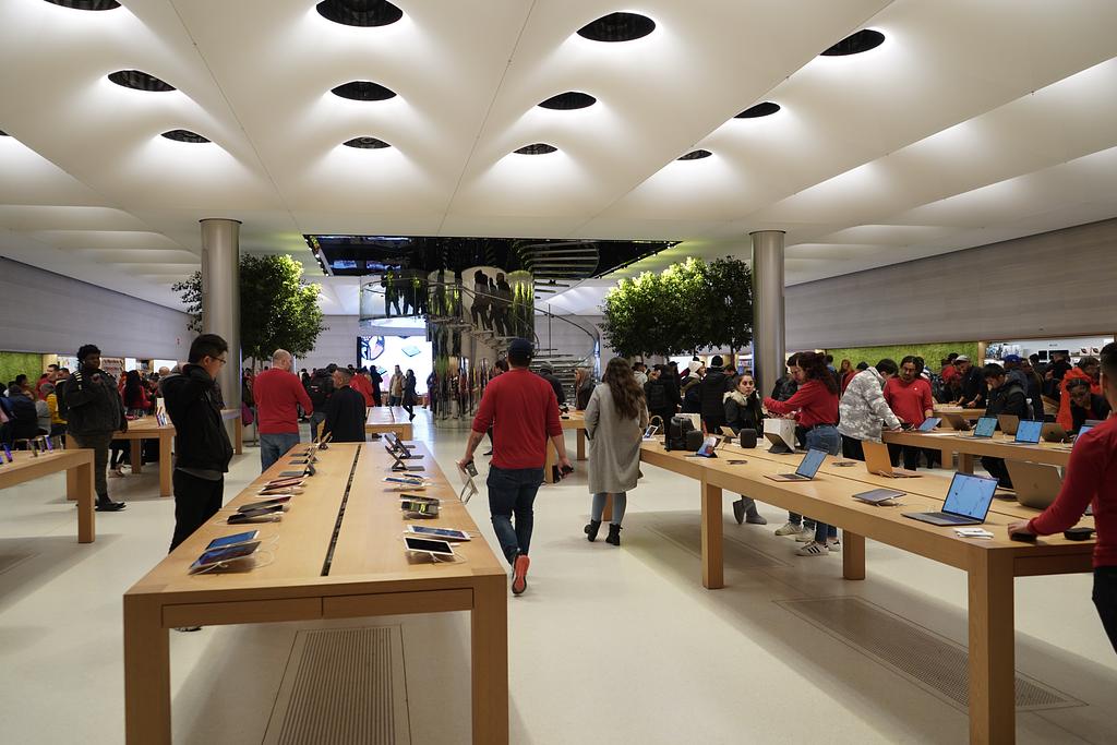 NYC • Apple Store • Trees